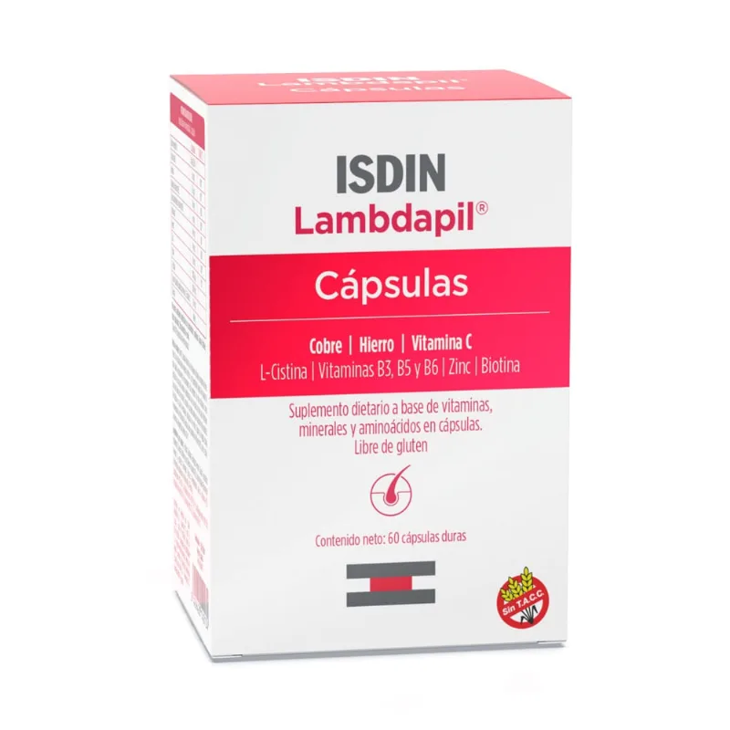 Suplemento Dietario Isdin Lambdapil Hairdensity x 60 Cáps