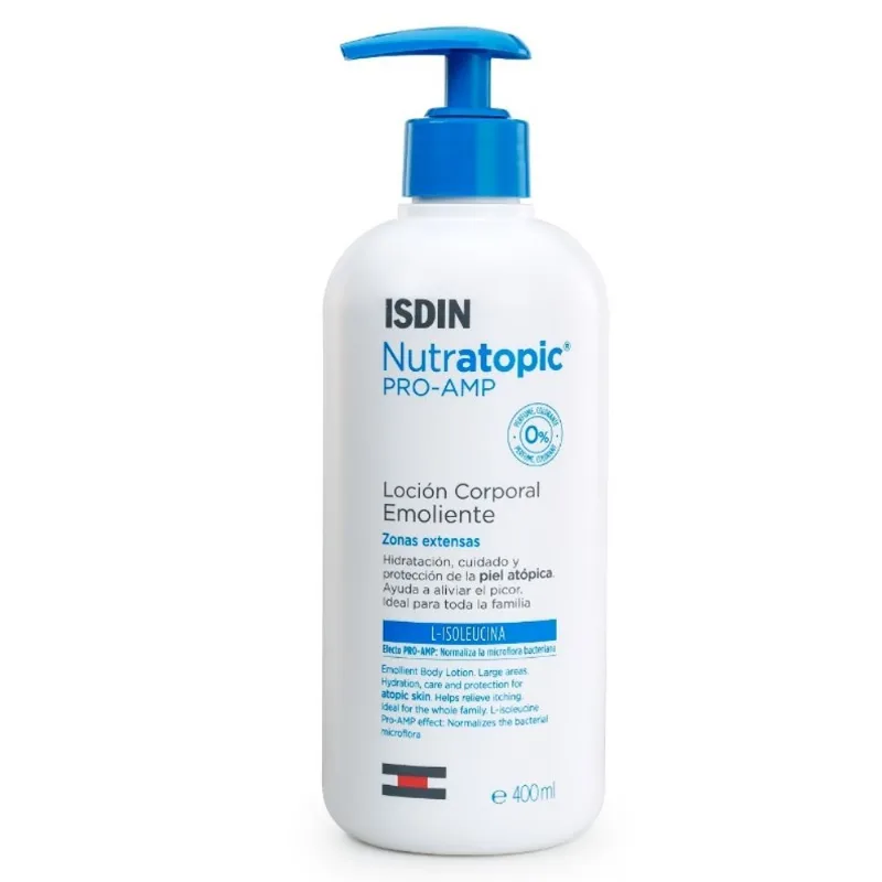 Loción Emoliente Isdin Nutratopic Pro-Amp x 400 ml