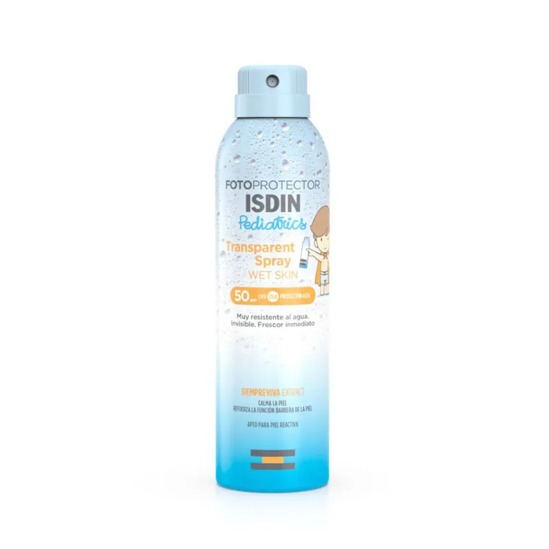 Fotoprotector Spray Wet Skin Pediatrics Spf50+ - Isdin 250 ml