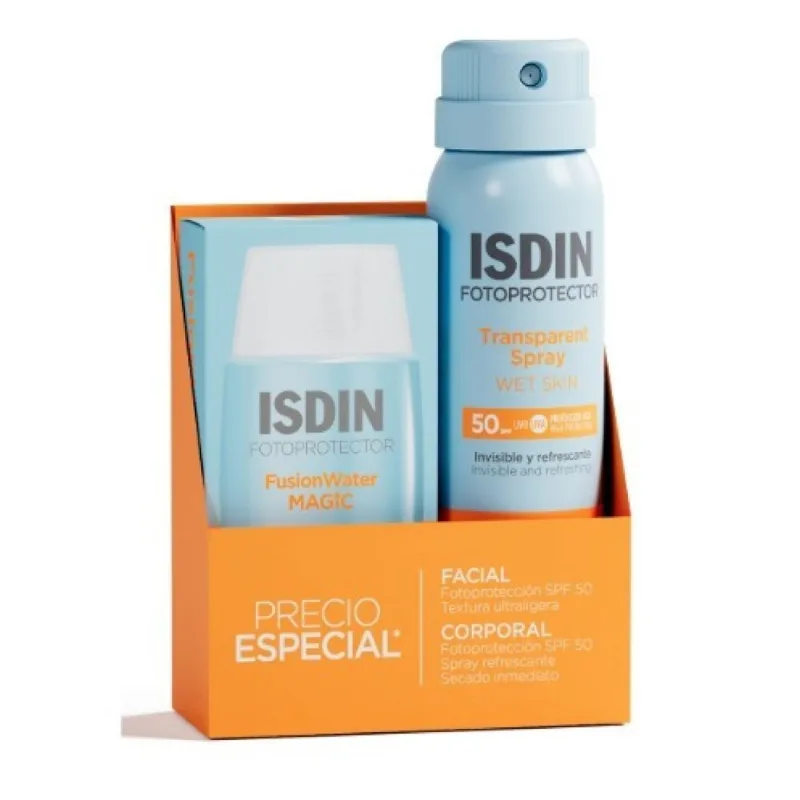 Kit Fusion Water Magic+Transparent - Isdin Kit