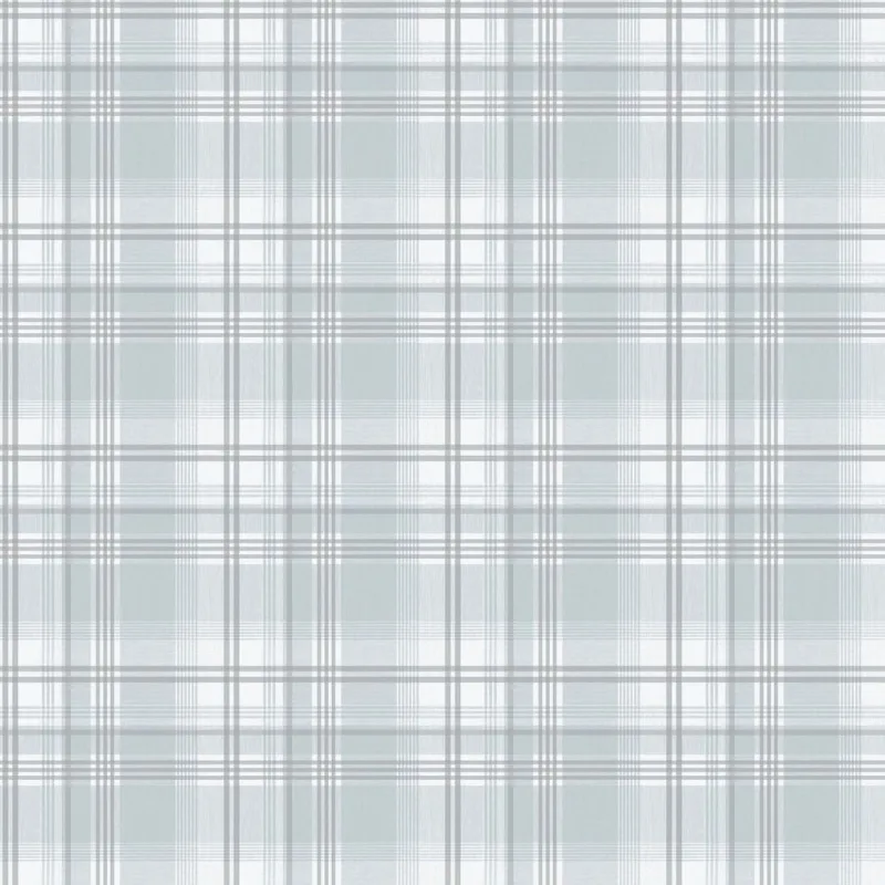 Papel de Parede Essential Xadrez Grid Azul ES98196