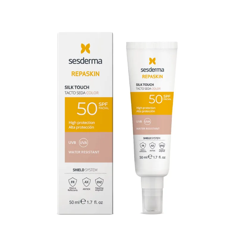 Repaskin Fotoprotector Tacto Seda - Sesderma Con Color