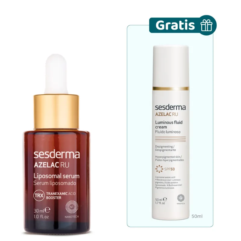 Kit Despigmentante: Azelac RU Serum + Gratis Azelac RU Fluido Luminoso SPF 50 - Sesderma Kit