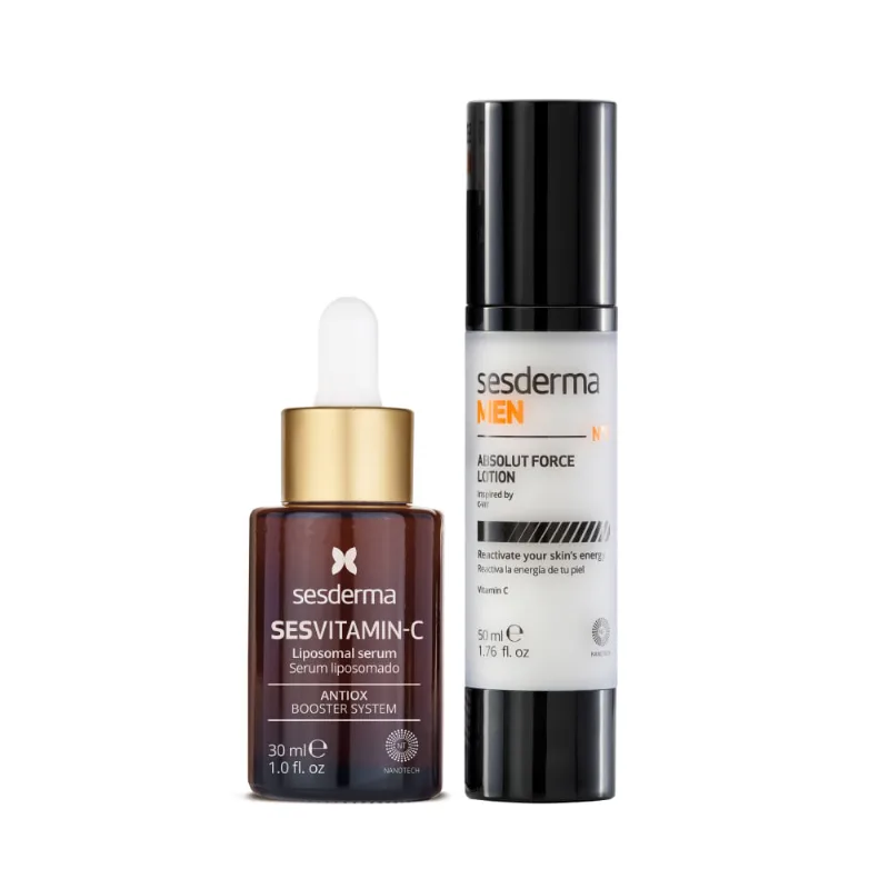 Kit Sesvitamin-C Serum Gratis Sesderma Men Antiaging Lotion - Sesderma Kit