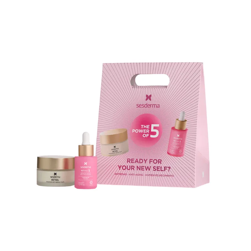Kit El poder del 5: Antiedad Retisil Crema 50 ml + Gratis Retiage 5 Serum 30 ml - Sesderma Kit