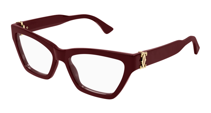 Cartier CT0590O 56mm / BURGUNDY / TRANSPARENT
