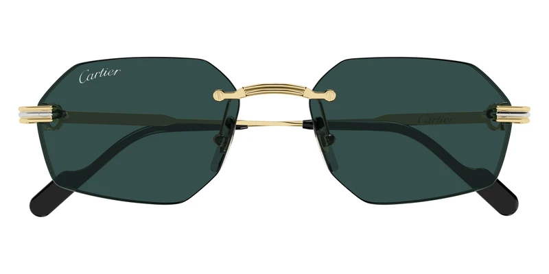 Cartier - CT0616S Première de Cartier Gold / Green AR 003 / 54-18-145