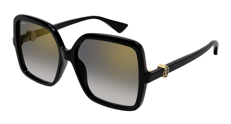 Cartier CT0641S 58mm / BLACK / GREY