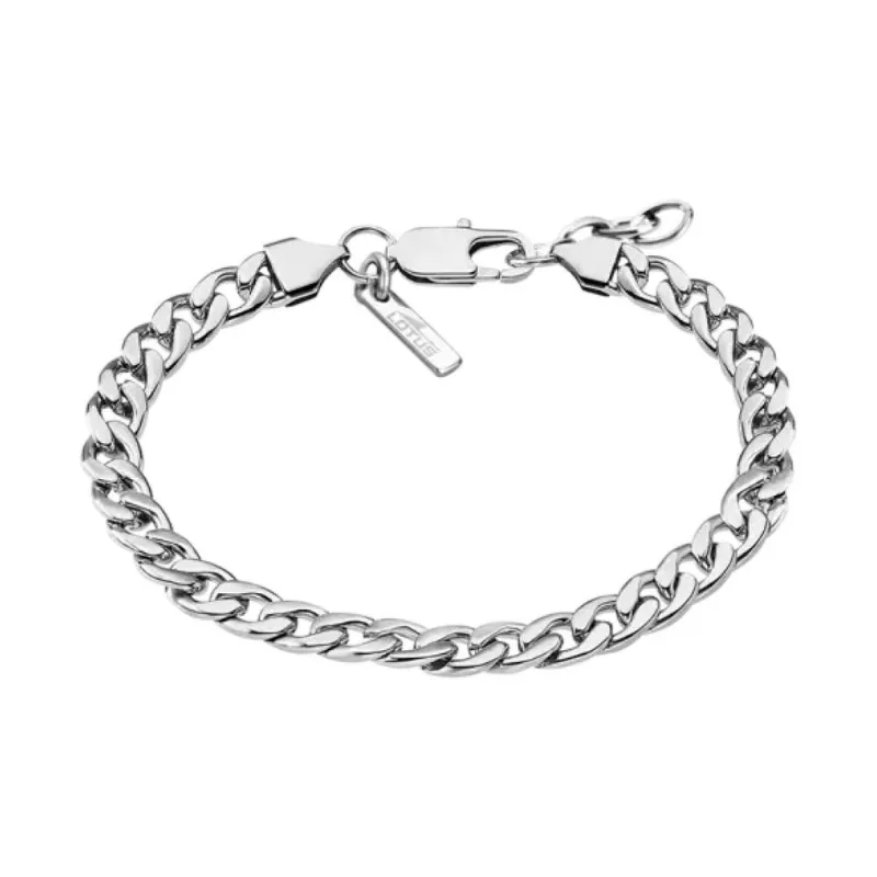 Pulsera Lotus Men In Black Ls1935-2/1 Plata Unisex