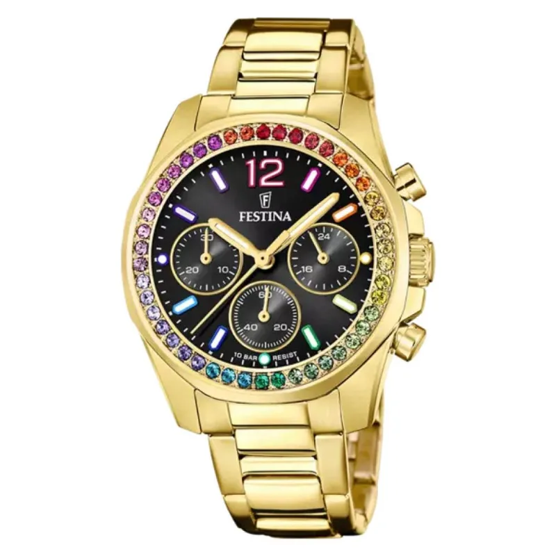 Reloj Festina F20609/3 Dorado Mujer