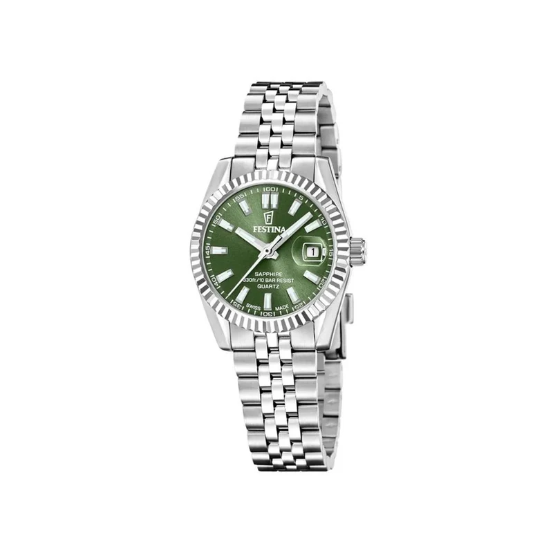 Festina - Swiss Made Classic m. grøn urskive, 29mm - 20087/5