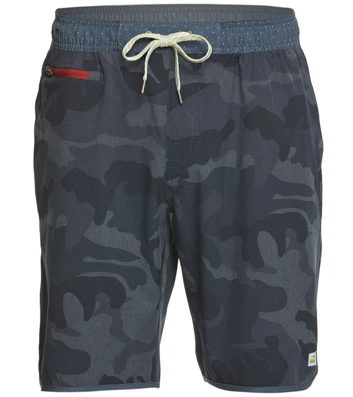Vuori Men's Banks Camo Yoga Shorts Navy Camo / L