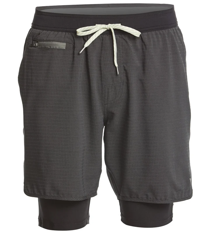 Vuori Men's Stockton Shorts Black Texture / XL