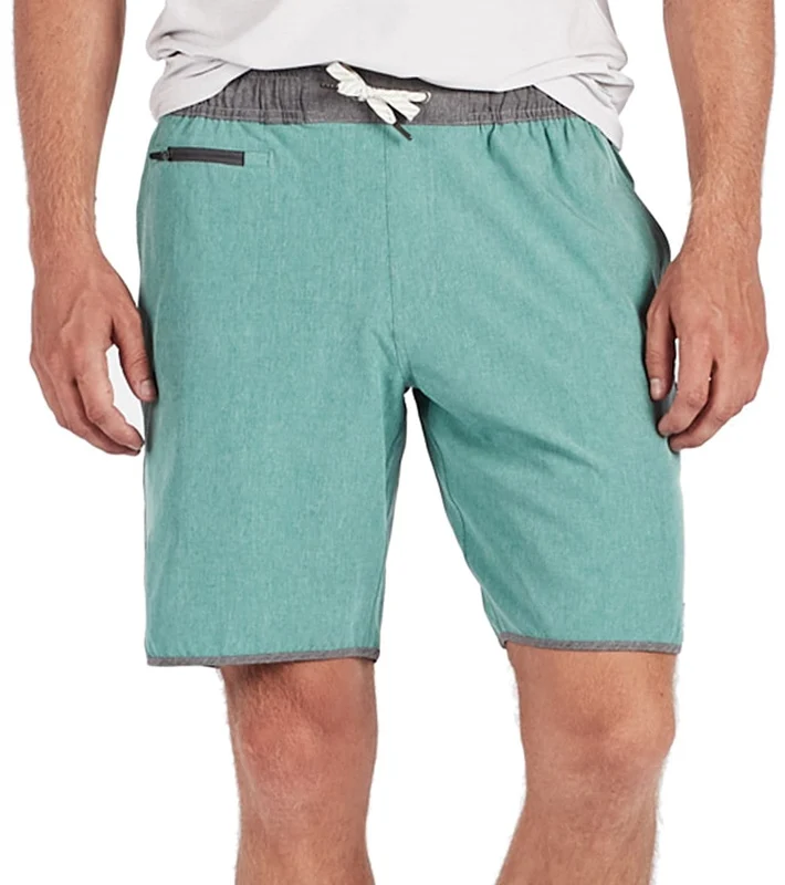 Vuori Men's Banks Shorts Aloe Linen Texture / S