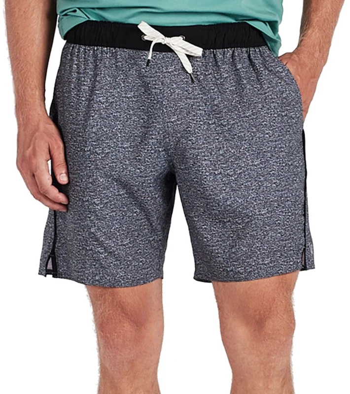 Vuori Men's Trail Yoga Shorts Charcoal Texture / L