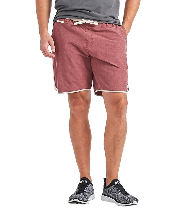 Vuori Men's Banks Shorts Amber Linen Texture / XL