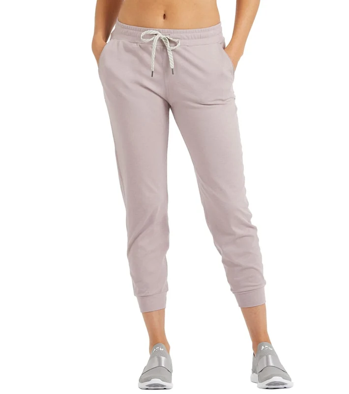 Vuori Performance Joggers Dove Grey Heather Floating Palm / M