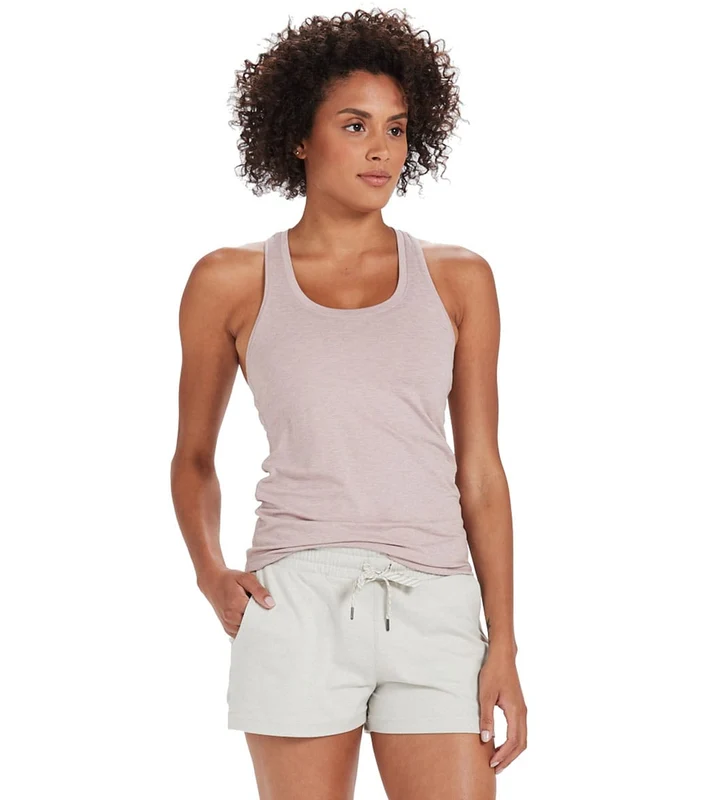Vuori Lux Performance Yoga Tank Beryl Heather / L