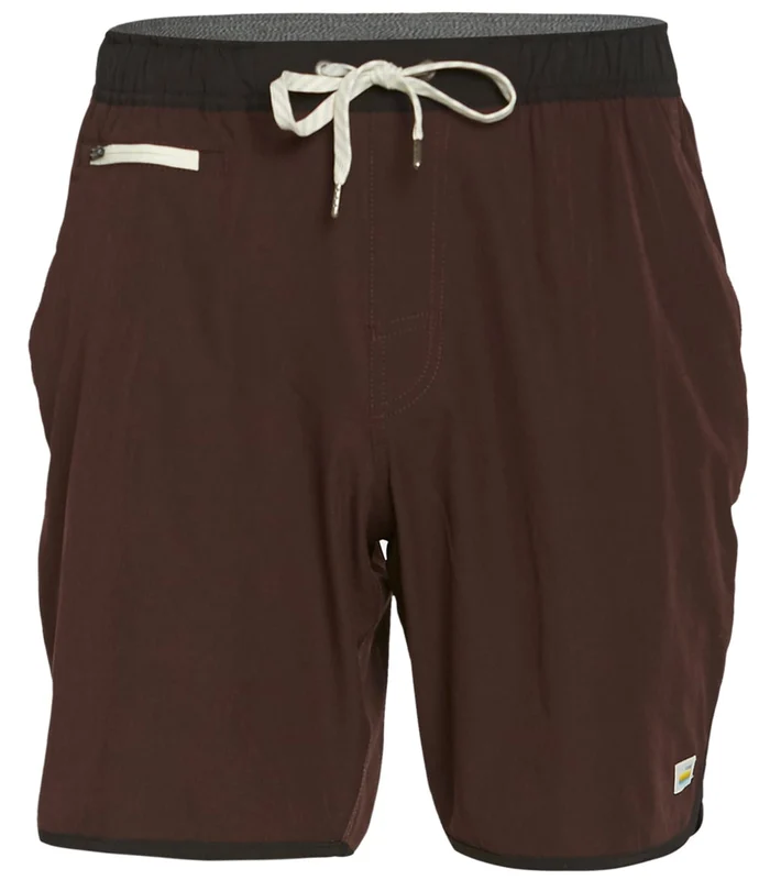 Vuori Men's Banks Shorts Cocoa Stripe / L
