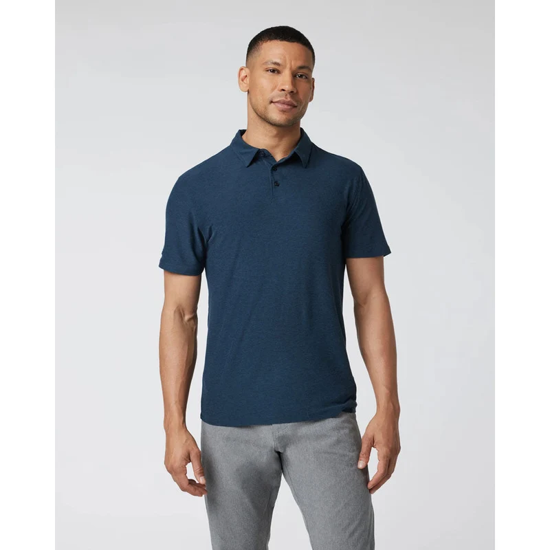 Men's Strato Tech Polo Navy Heather / XXL