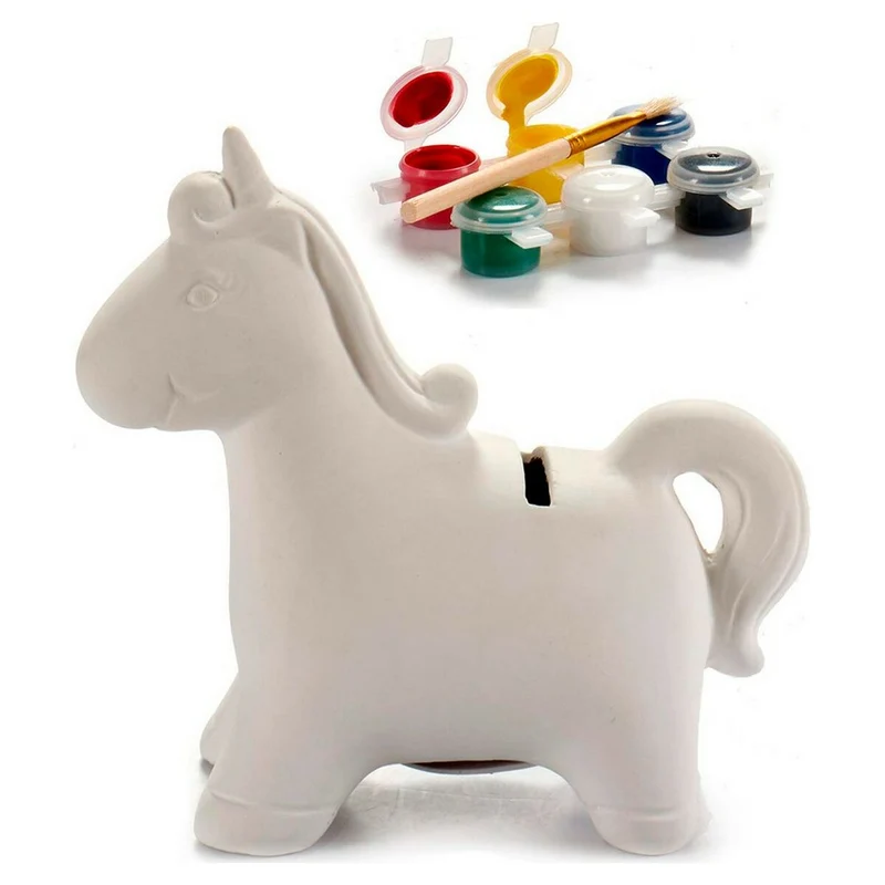 Sparbüchse Pincello aus Keramik Einhorn 6,4 x 13 x 14 cm