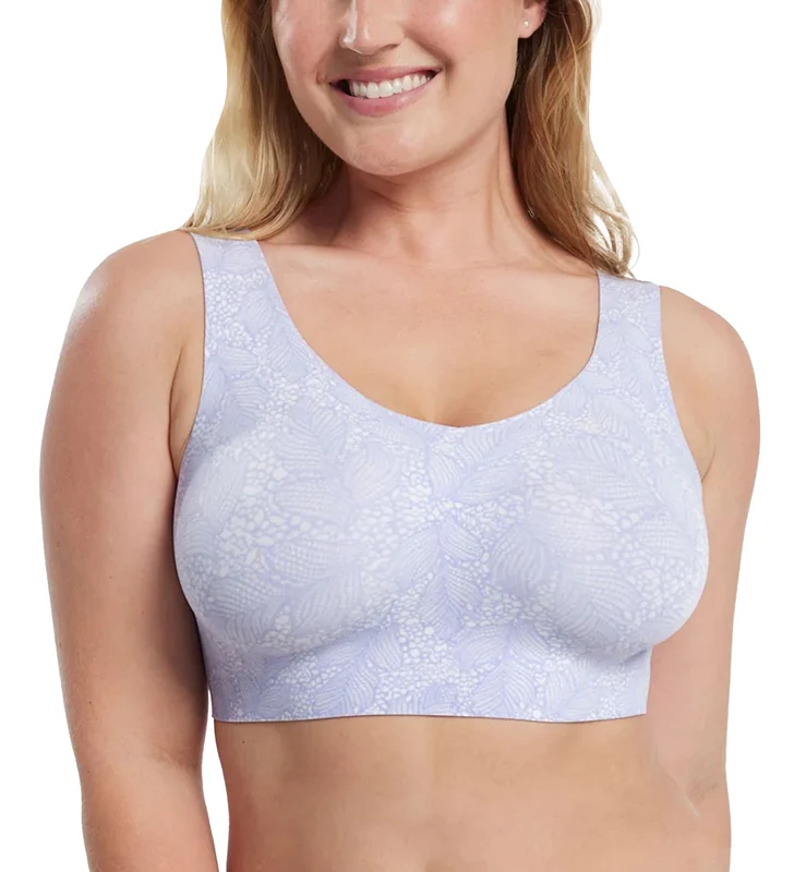 Evelyn & Bobbie DEFY V-Neck Bralette w/ Removable Pads (1728 ) - Moonstone Lace Medium