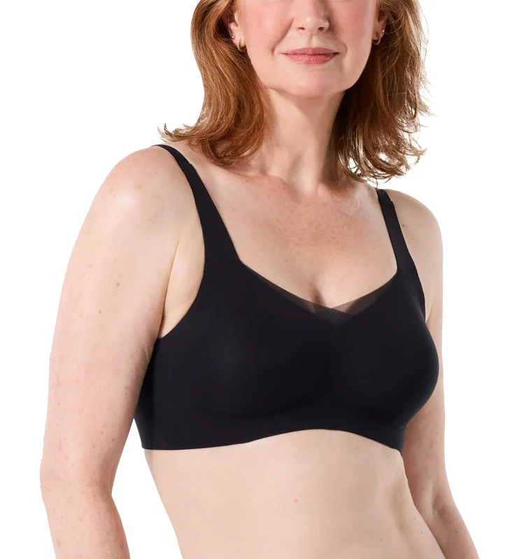 Evelyn & Bobbie BEYOND Mesh Adjustable Bra (1864) - Black Mesh Medium