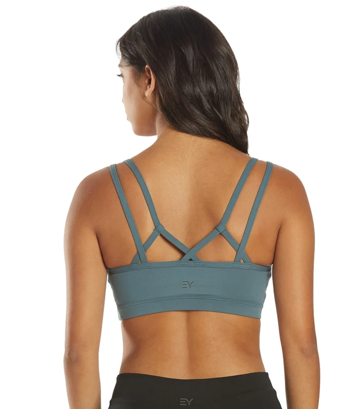 Everyday Yoga Wholesome Solid Sports Bra Eucalyptus Grey / L