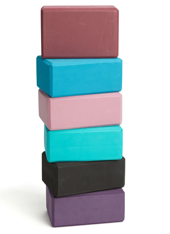 Everyday Yoga 4 Inch Foam Yoga Block Dark Olive