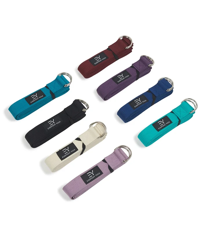 Everyday Yoga 10 Foot Yoga Strap D-Ring Dark Olive