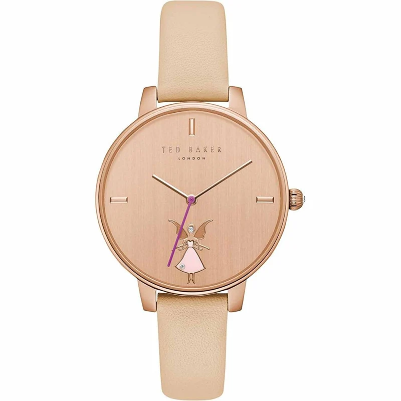 Ted Baker Ladies Kate Fairy Watch with Rose Gold Dial and Nude Strap TE15162003