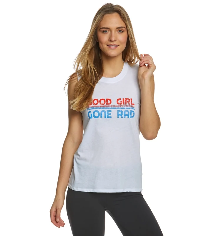 Sub_Urban Riot Good Girl Muscle Tee White / L