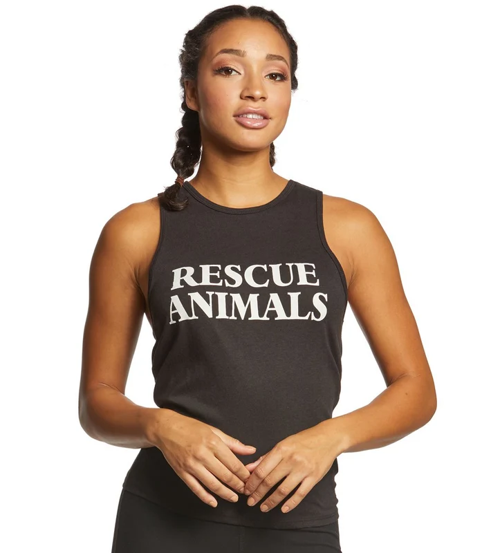 Sub_Urban Riot Rescue Animals Fitted Tank Black / M