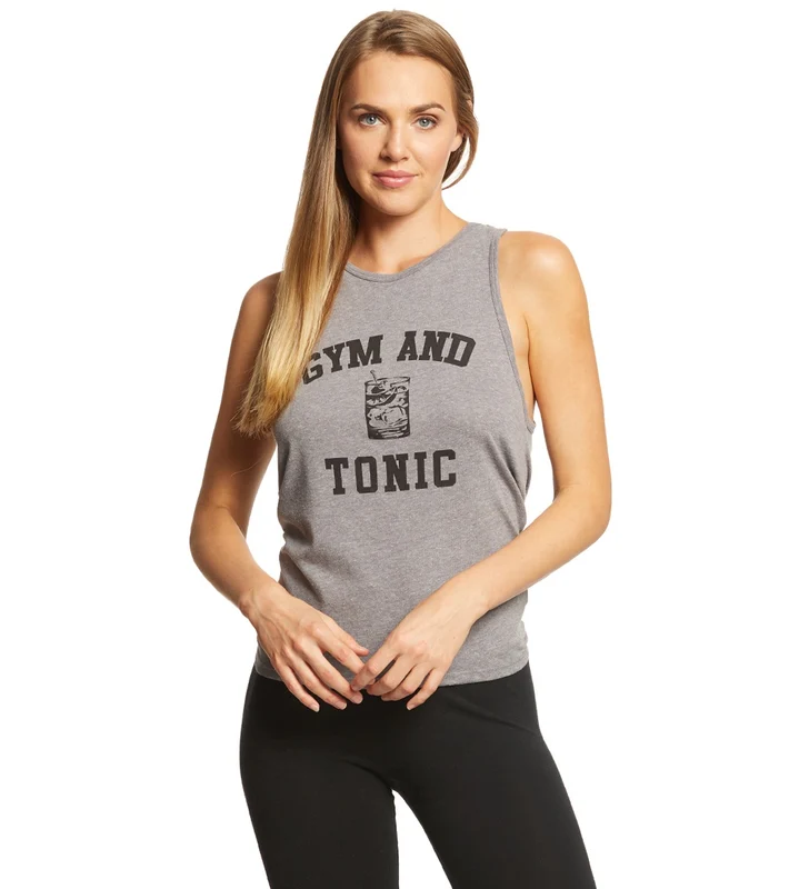 Sub_Urban Riot Gym And Tonic Tank Heather Grey / XS
