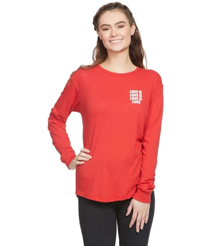 Sub_Urban Riot Love Is Love Long Sleeve Tee Cherry / S