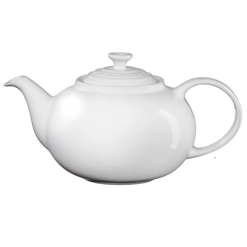 Bule De Cerâmica Classic 1,3 Litros Branco Le Creuset