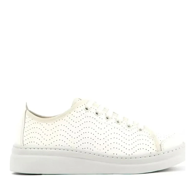 Camper Strobel White Perforated Leather Sneakers EU 36