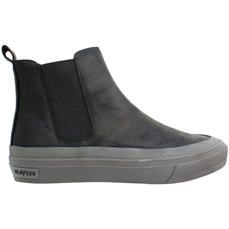 Seavees Shipyard Mens Black Boots 8
