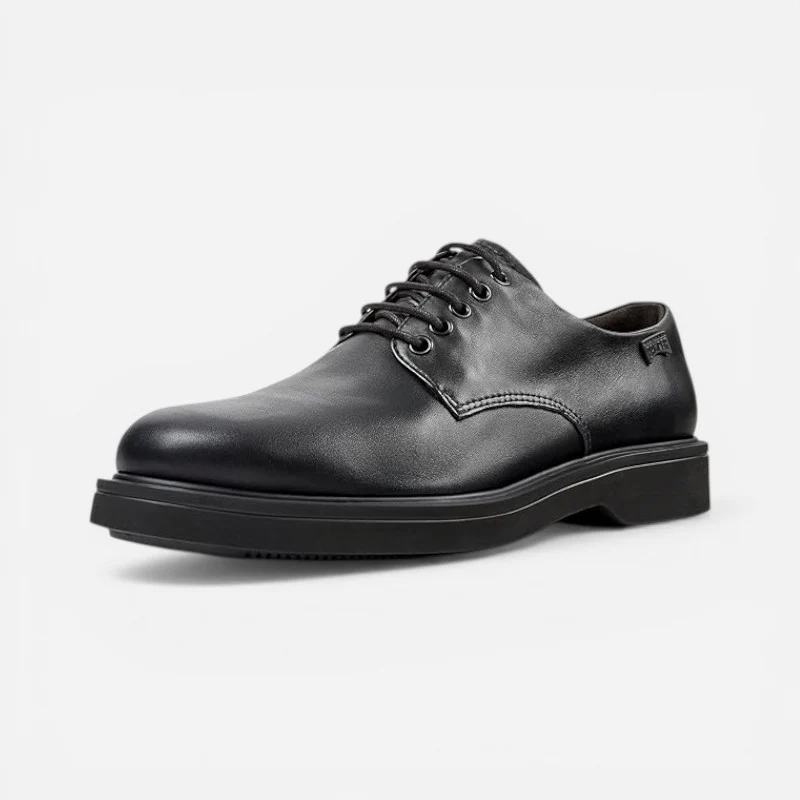 Men's Norman K100998 Black Leather 46