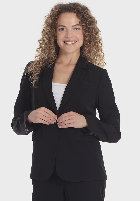 Black Blazer - Black Black / 44
