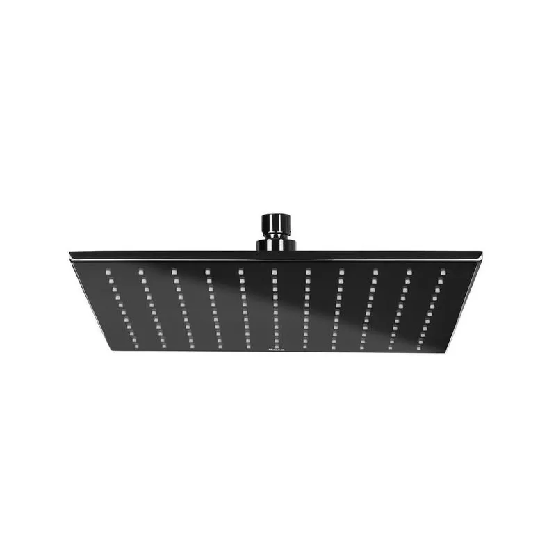 Chuveiro Quadrado 30cm Raindream Roca Black Black
