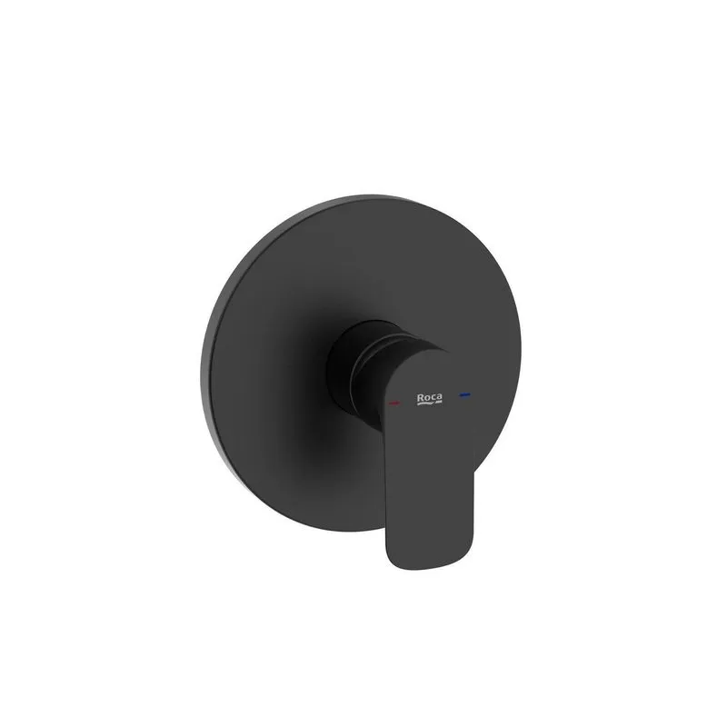 Acabamento Para Monocomando De Banheira Ou Ducha Sem Desviador Cala Roca Matte Black
