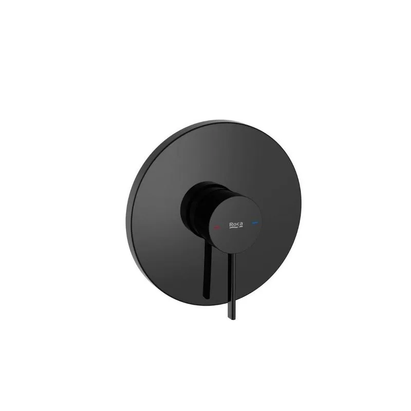 Acabamento Para Monocomando De Banheira E Chuveiro Com Desviador Box Insígnia Da Roca Titanium Black