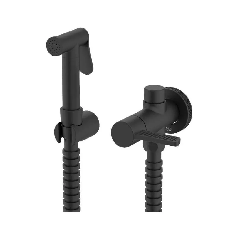 Ducha Higiênica Com Derivação Logic Roca Matte Black