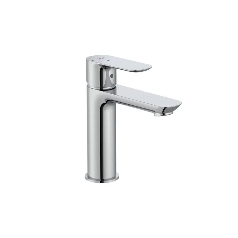 Monocomando Para Lavatório De Mesa Bica Baixa Cala Roca Cinza/cromado Cromado