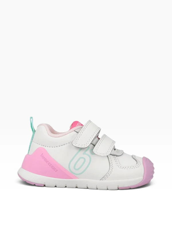 BIOMECANICS Sneaker Con Strappo Bambino - 261136 Blanco/Rosa 19