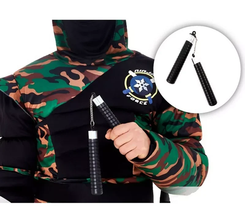Nunchakus Ninja Samurai de 38 cm T.Única