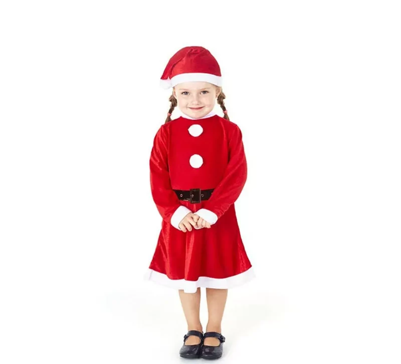 Disfraz de Traje Mamá Noel para bebé y niña 9-12A