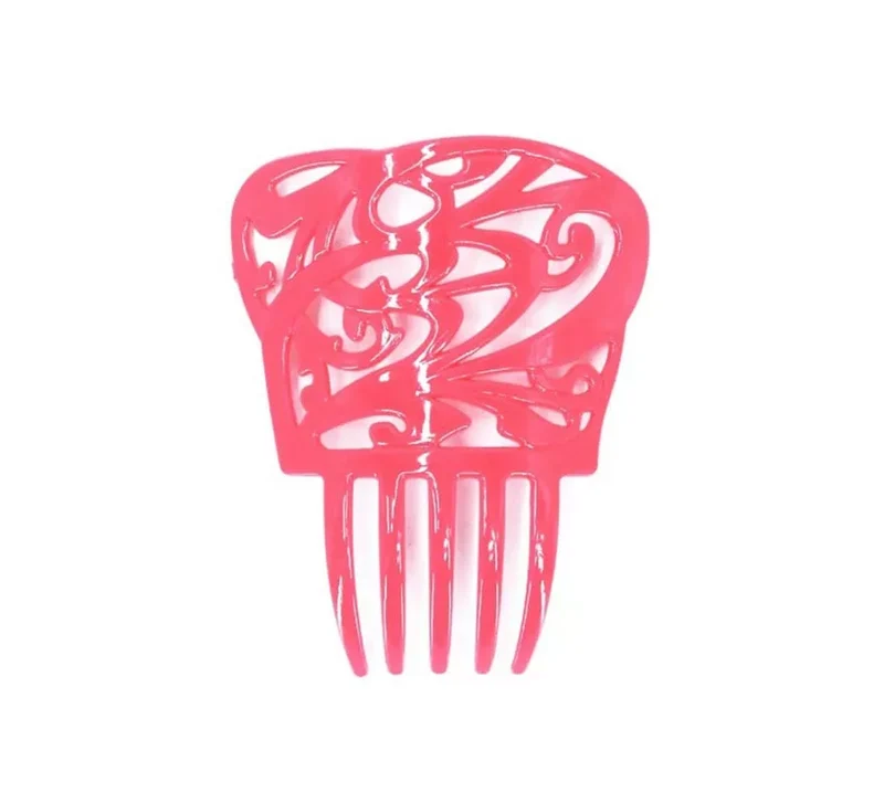 Peineta de Sevillana cuadrada de 14 cm en varios colores Rosa