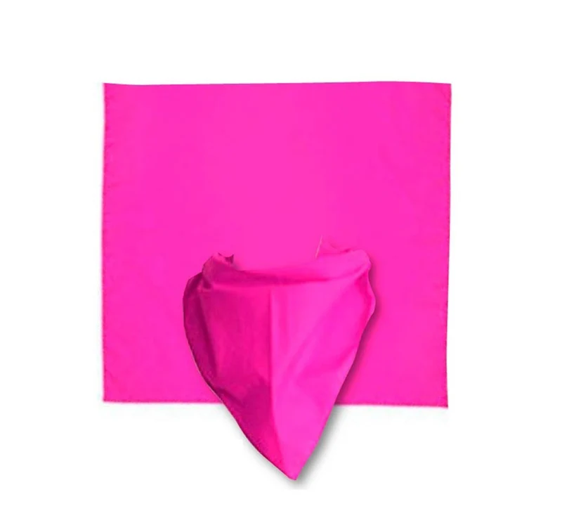 Pañuelo de 54x54 cm. para Peñas en varios colores Fucsia